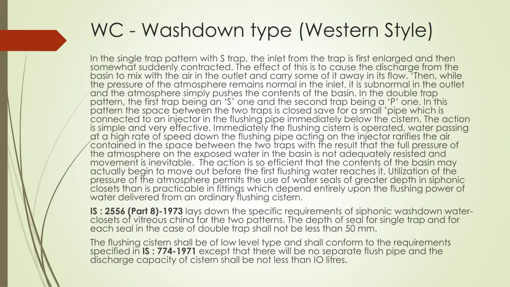 wc washdown type western style 1