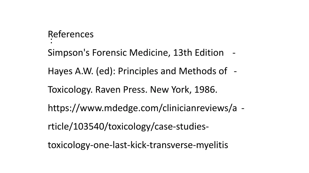 references simpson s forensic medicine 13th