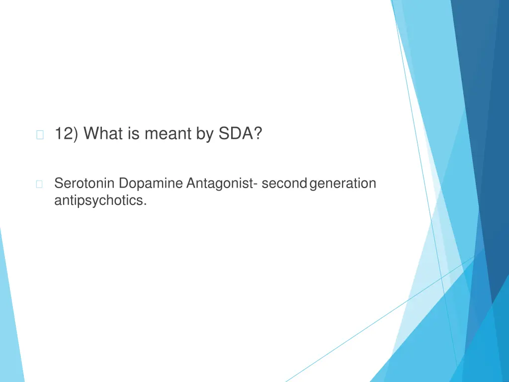 12 what is meant by sda