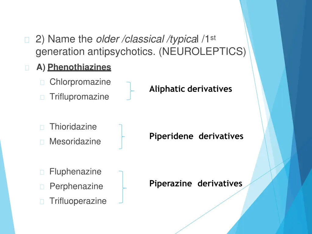 2 name the older classical typica