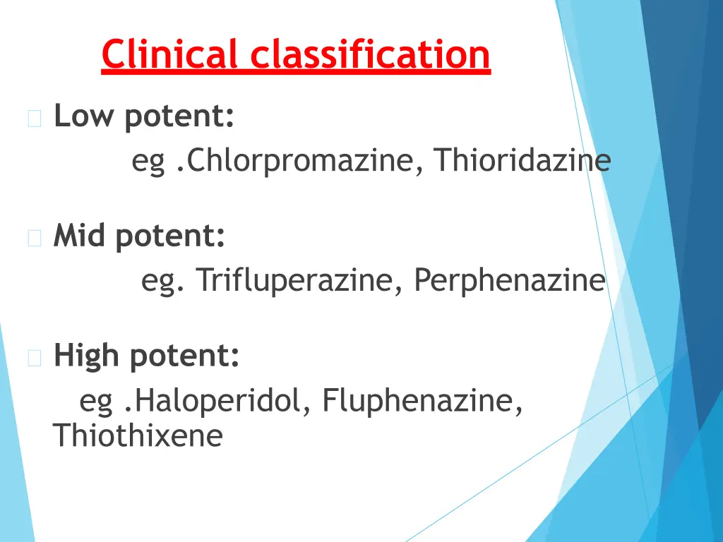 clinical classification