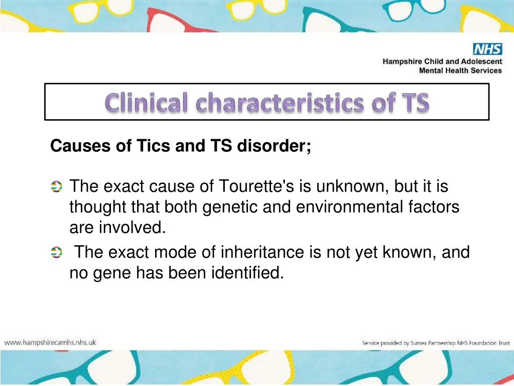 causes of tics and ts disorder
