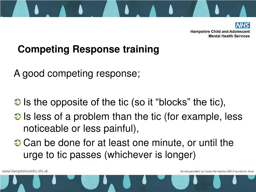 competing response training 2