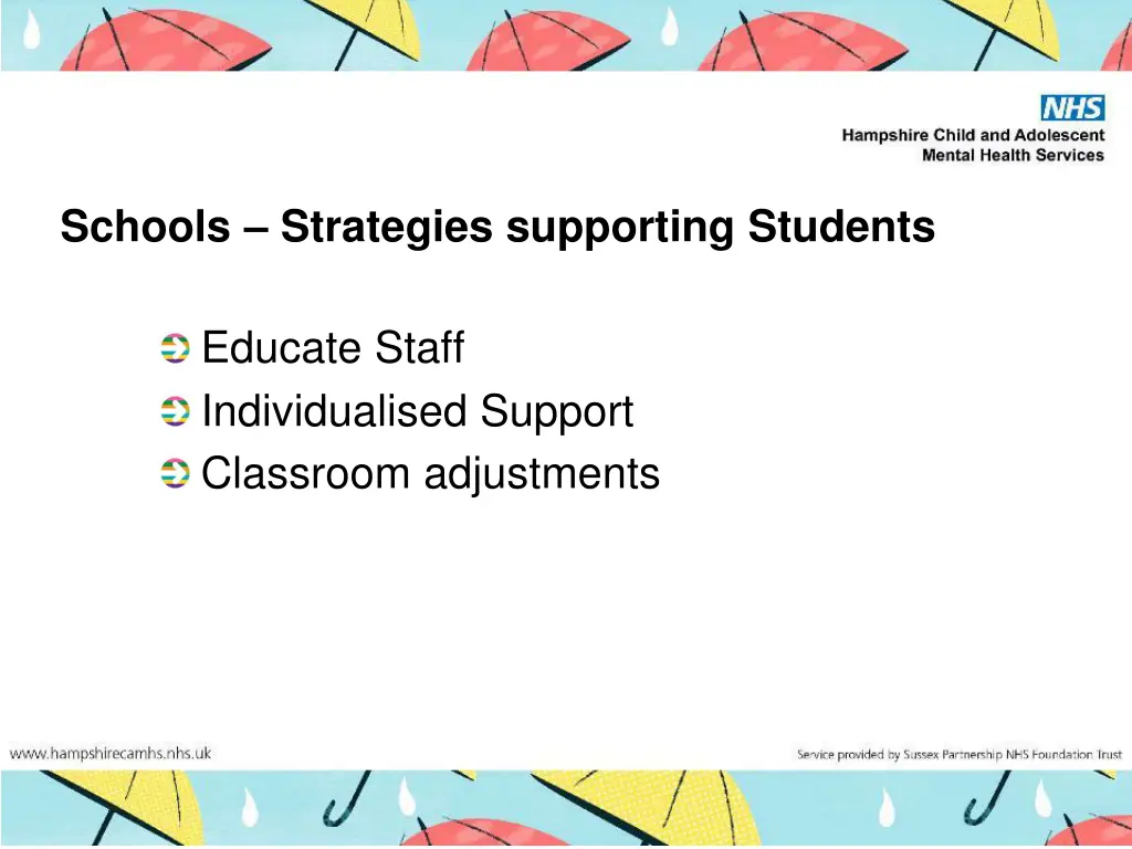 schools strategies supporting students