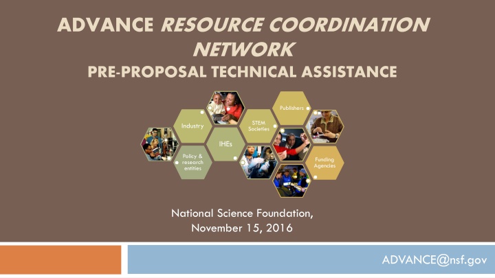 advance resource coordination network