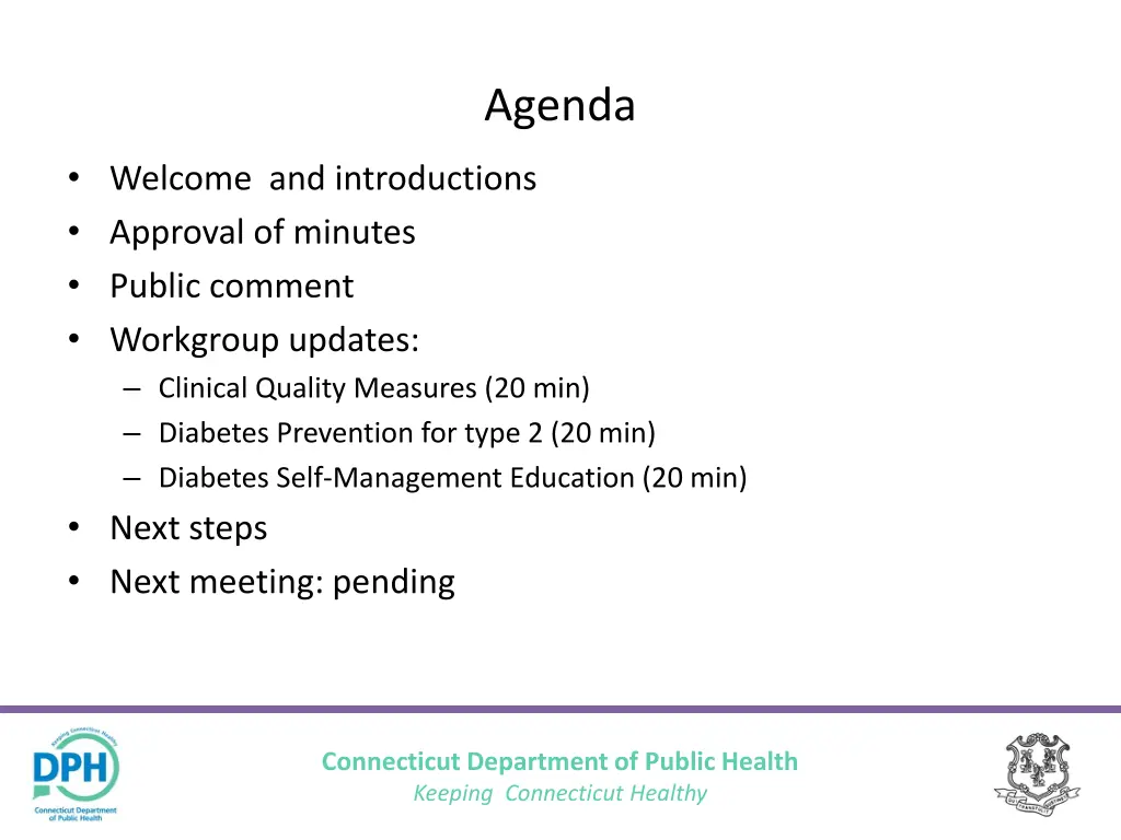 agenda