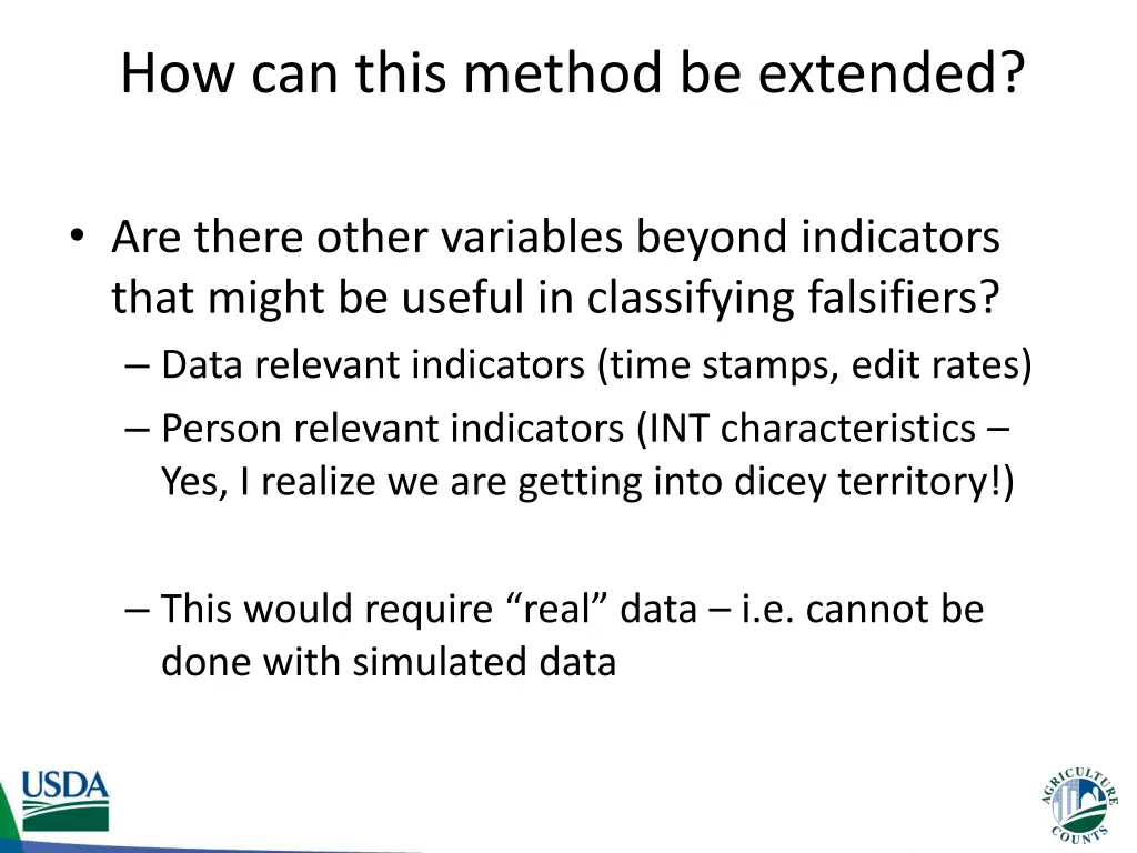 how can this method be extended