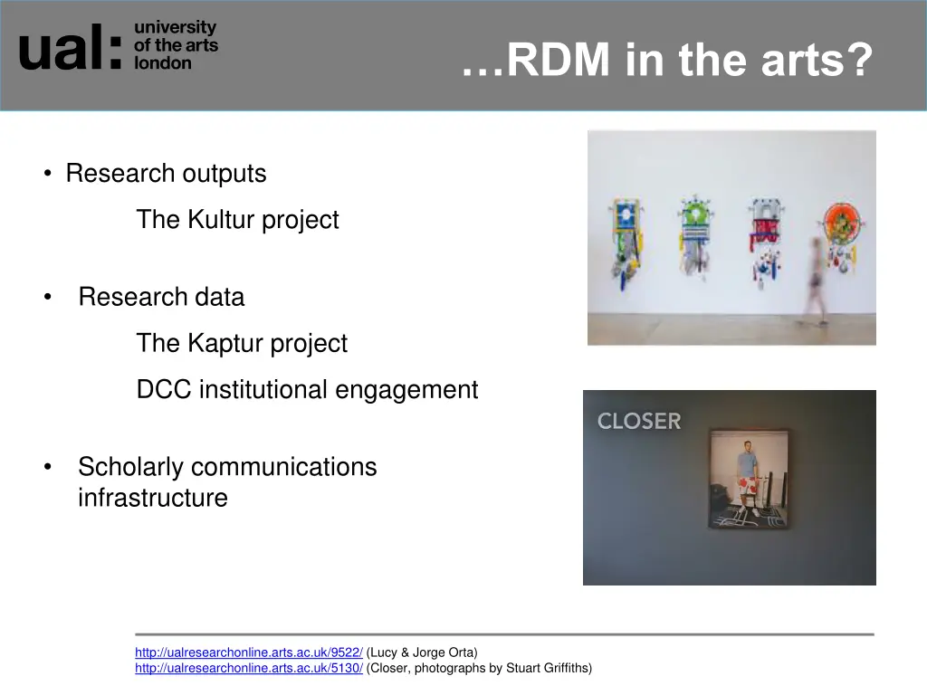 rdm in the arts