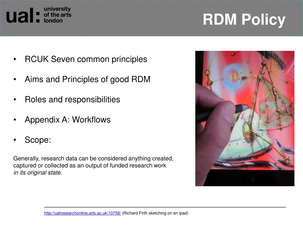 rdm policy