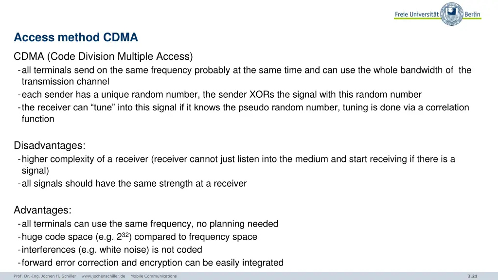 access method cdma