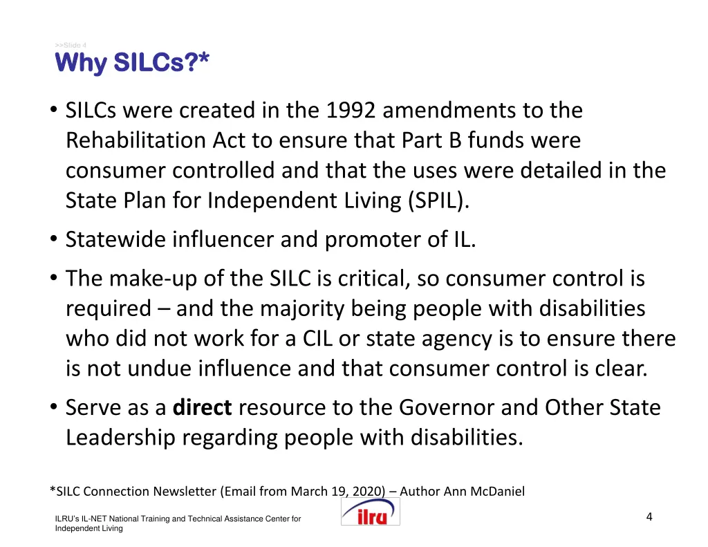 slide 4 why silcs why silcs