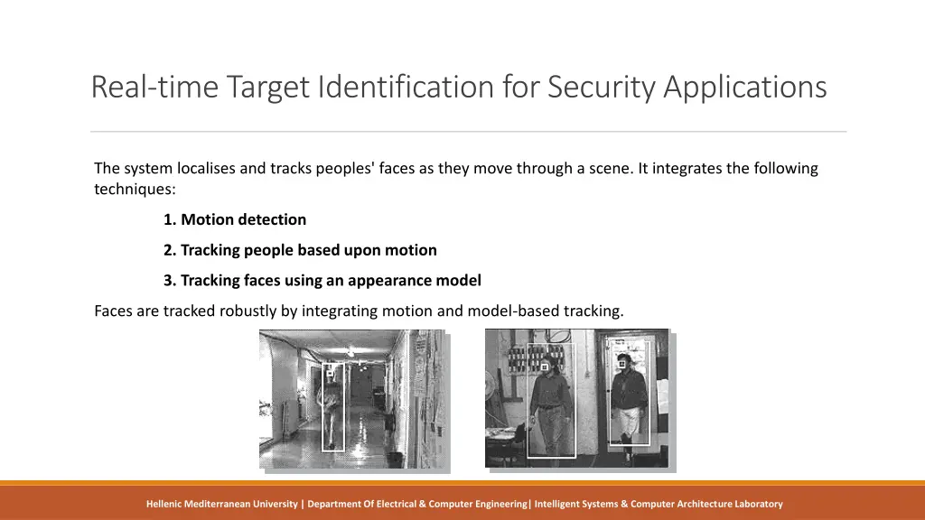 real time target identification for security