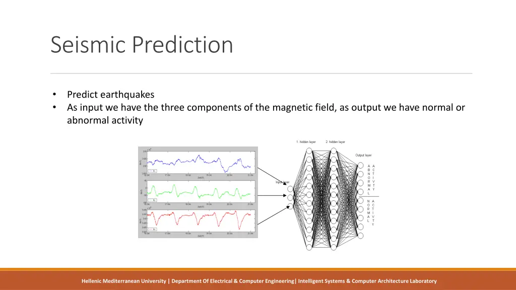 seismic prediction
