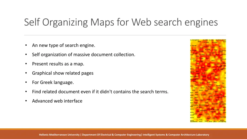self organizing maps for web search engines