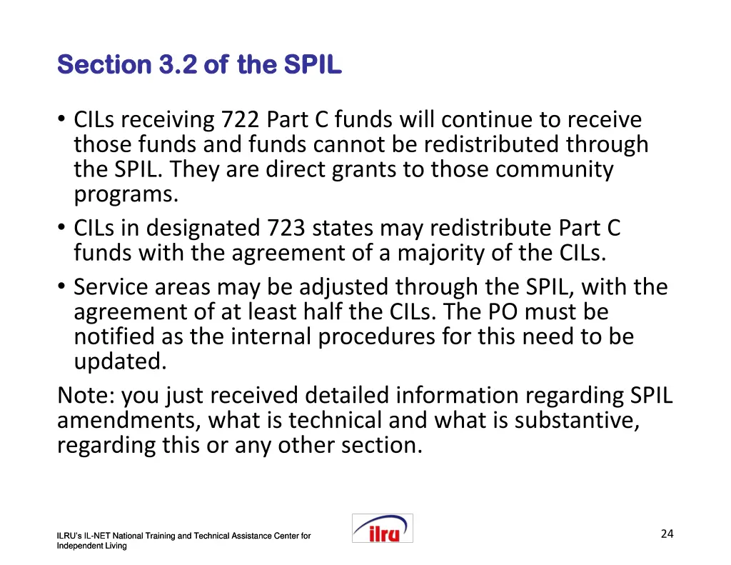 slide 24 section 3 2 of the spil section