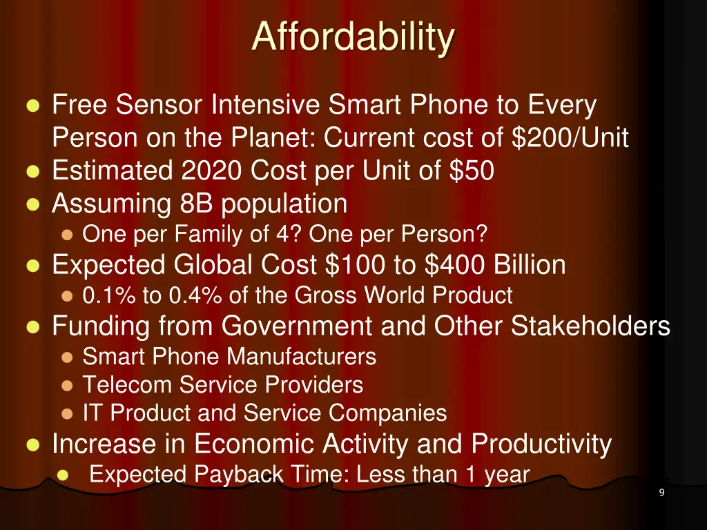 affordability