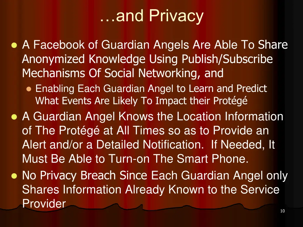 and privacy