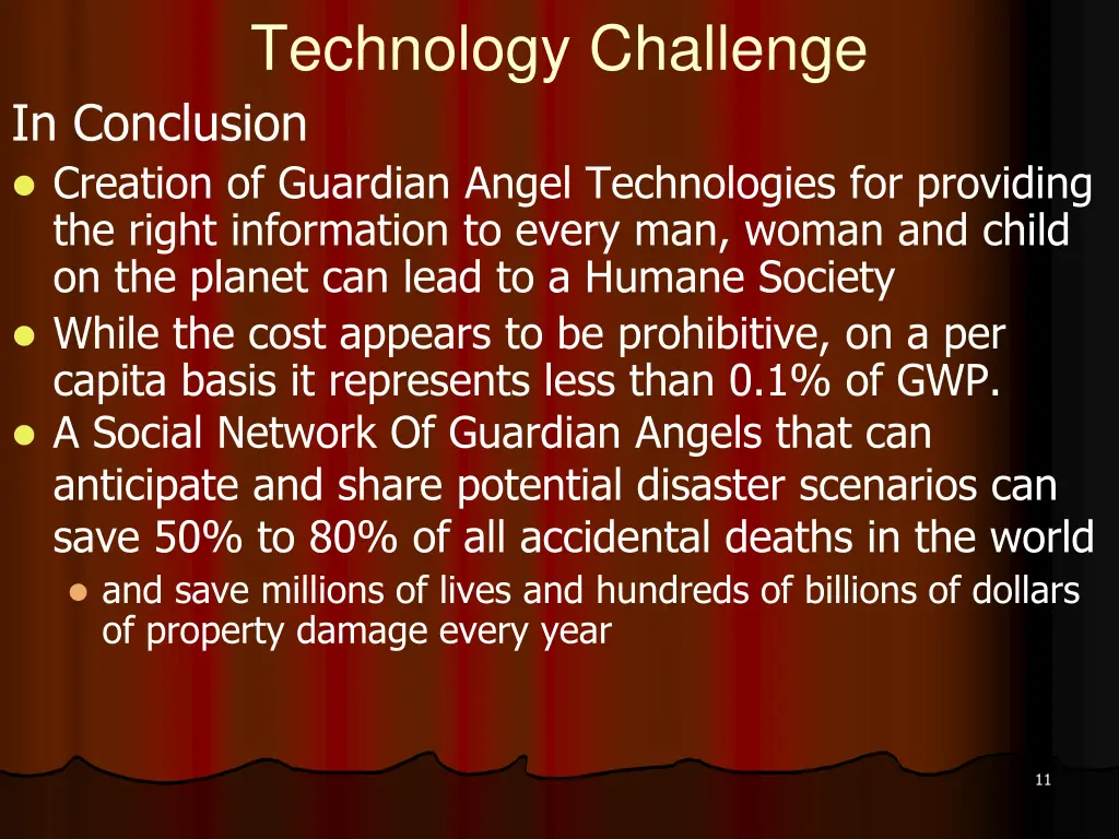 technology challenge in conclusion creation