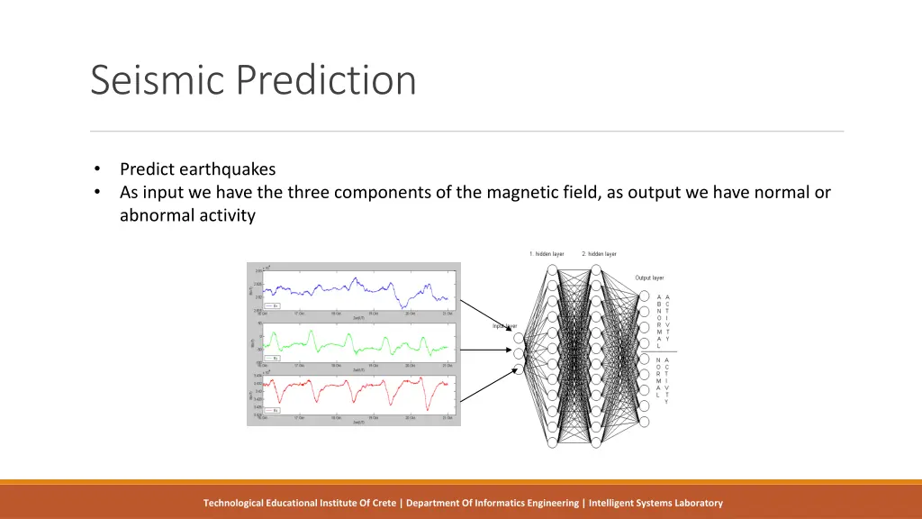 seismic prediction