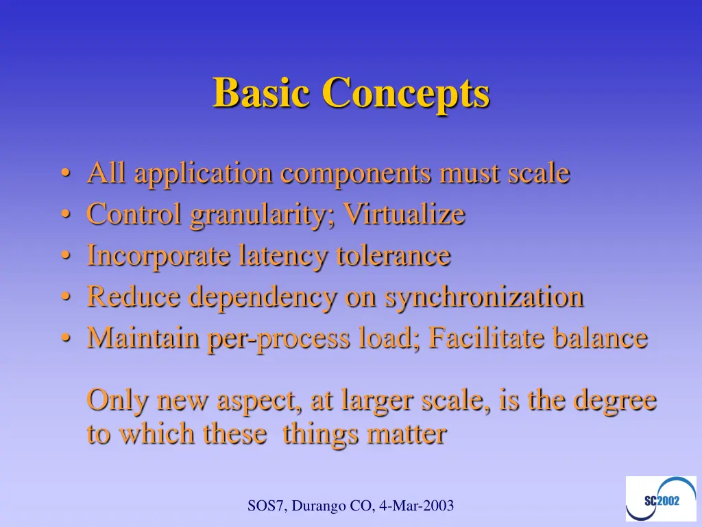 basic concepts