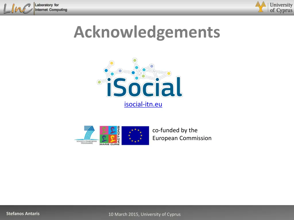 acknowledgements