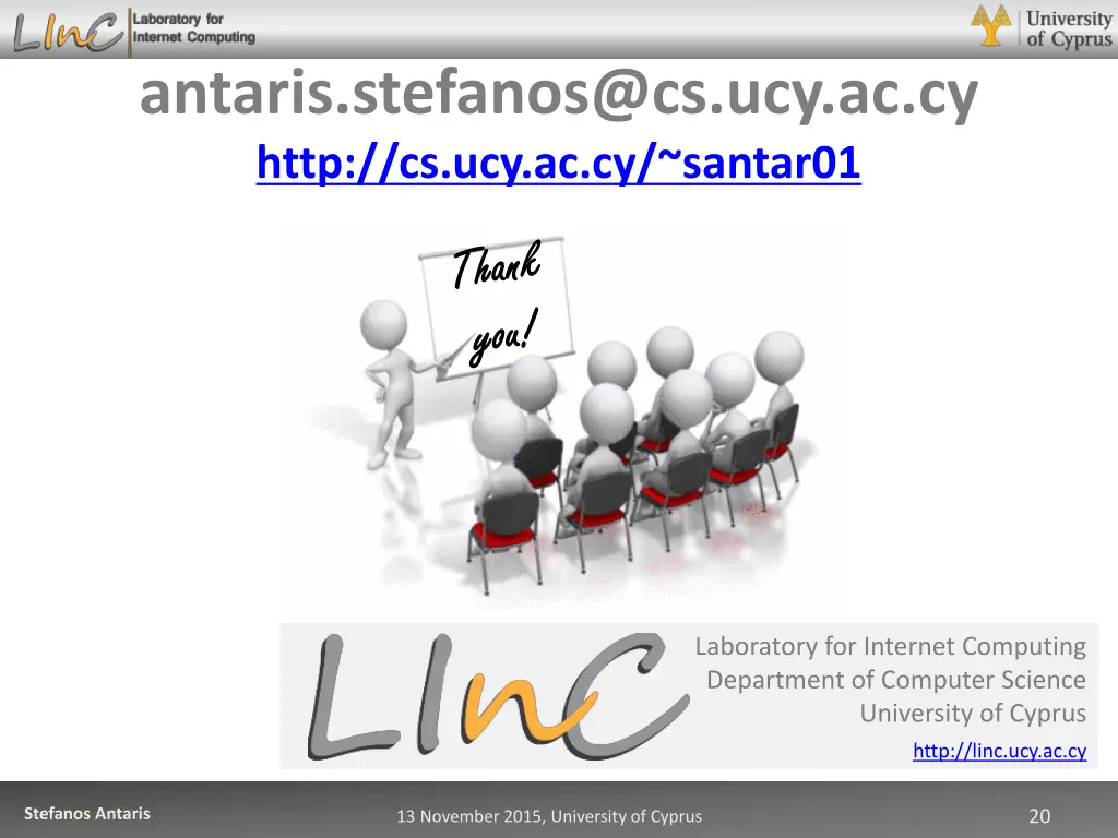 antaris stefanos@cs ucy ac cy http