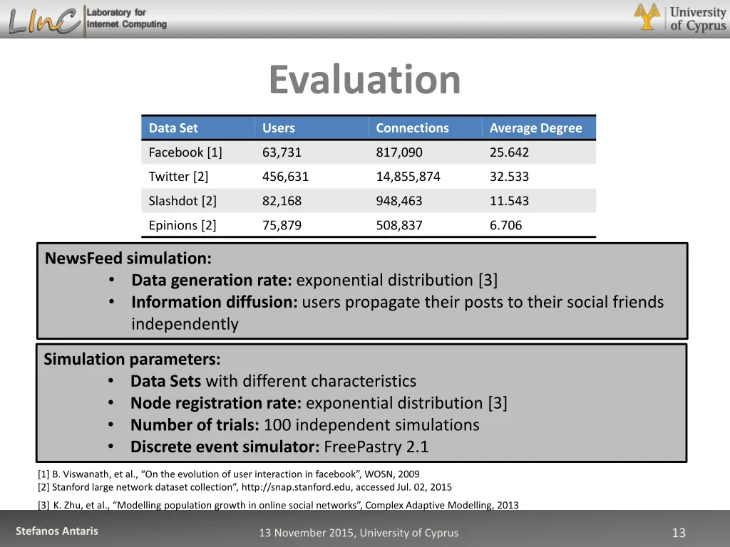 evaluation