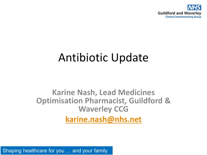 antibiotic update