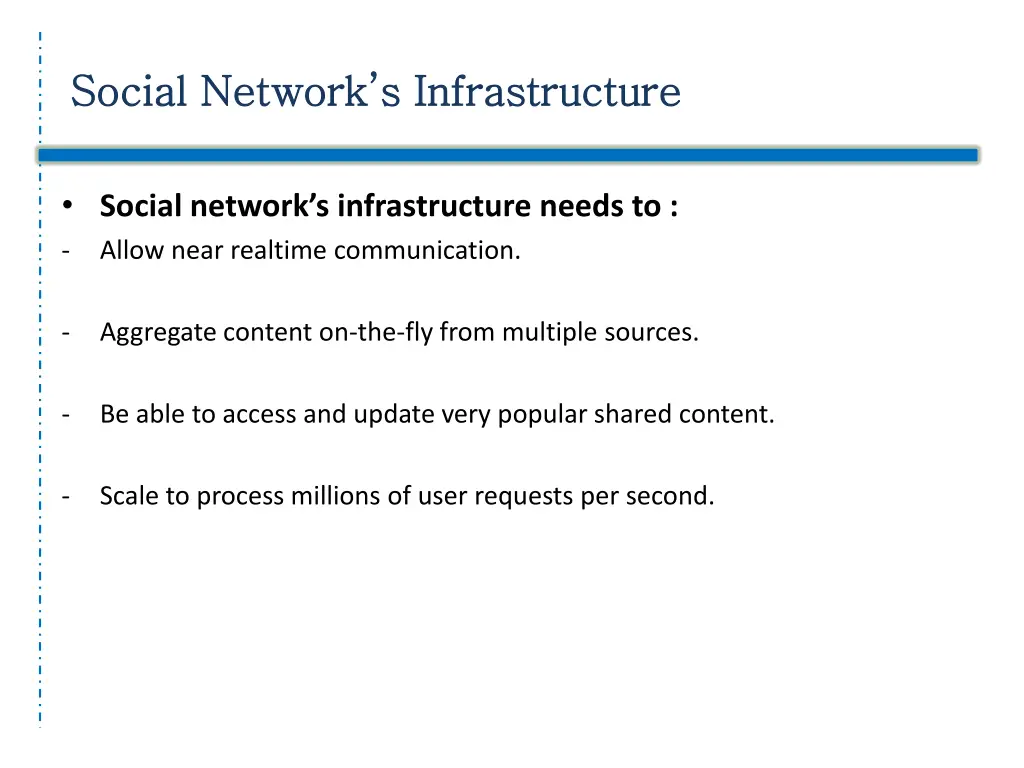social network social network s infrastructure
