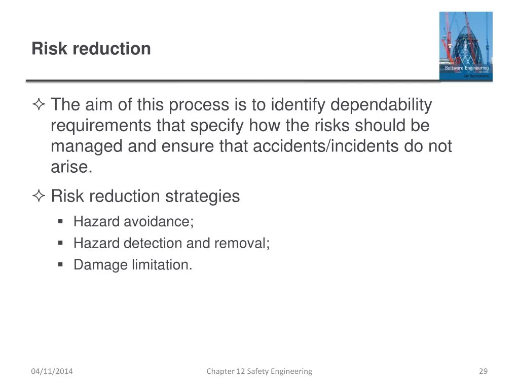 risk reduction
