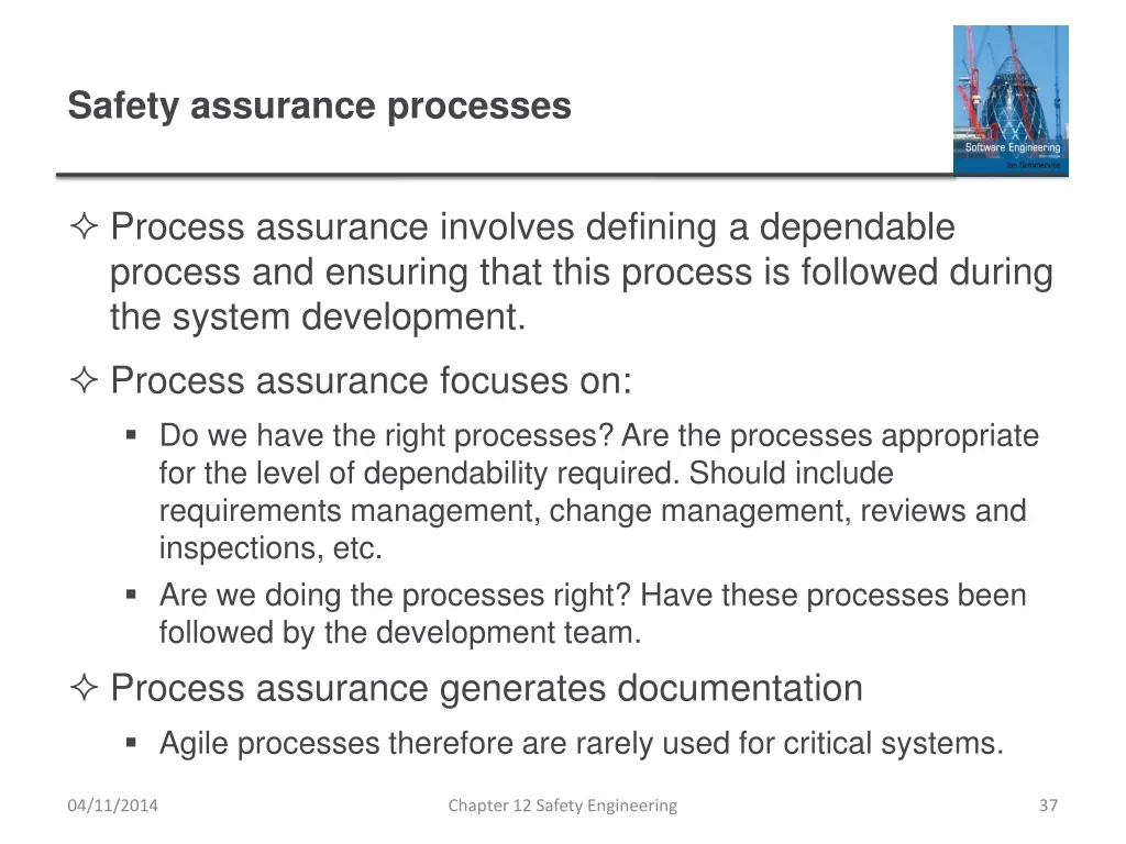 safety assurance processes