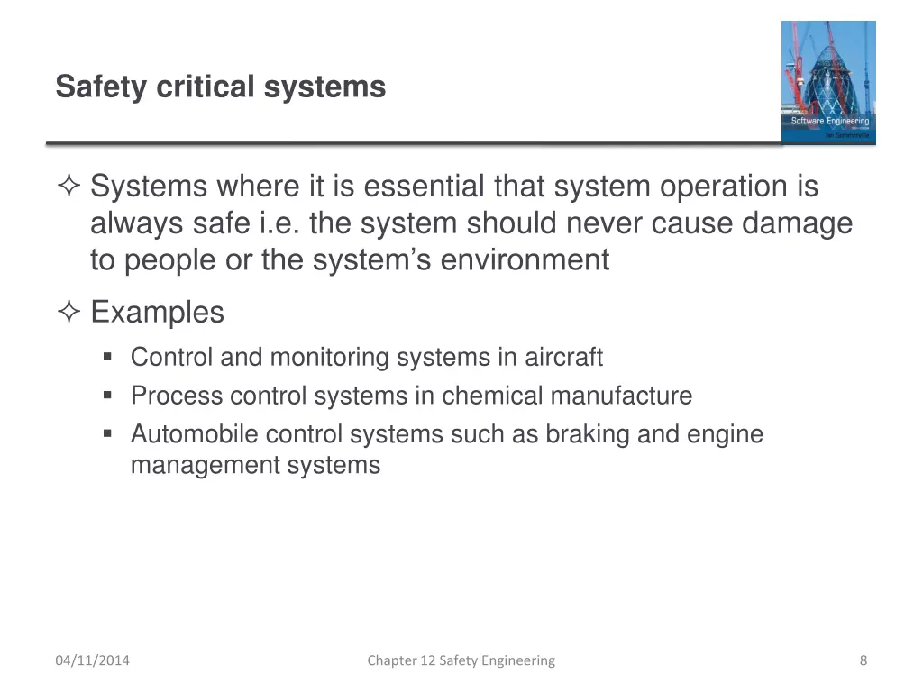 safety critical systems 1