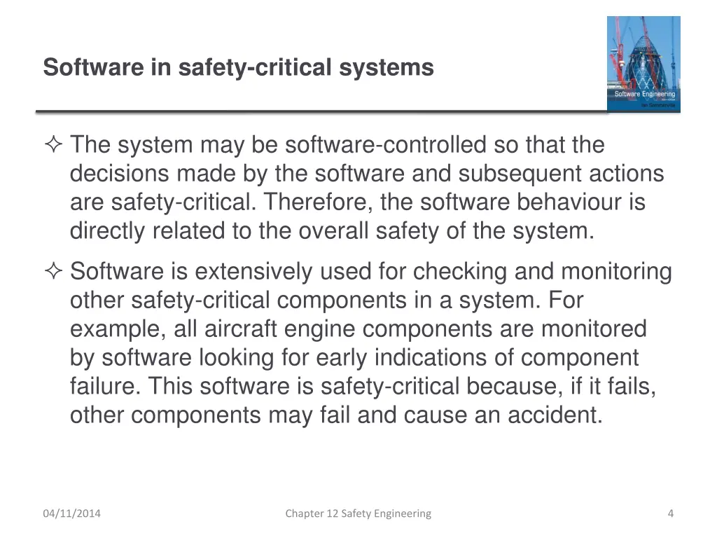 software in safety critical systems