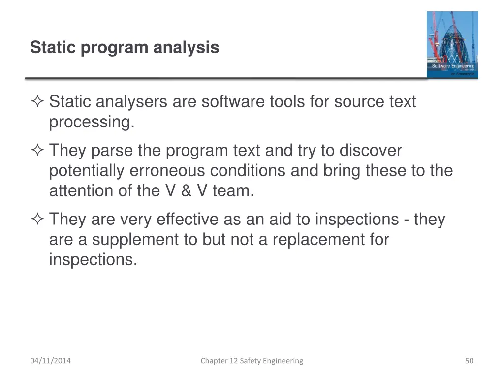 static program analysis