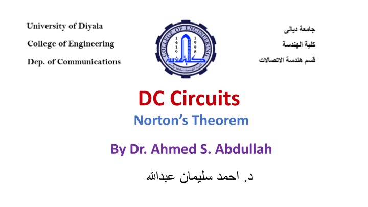 dc circuits