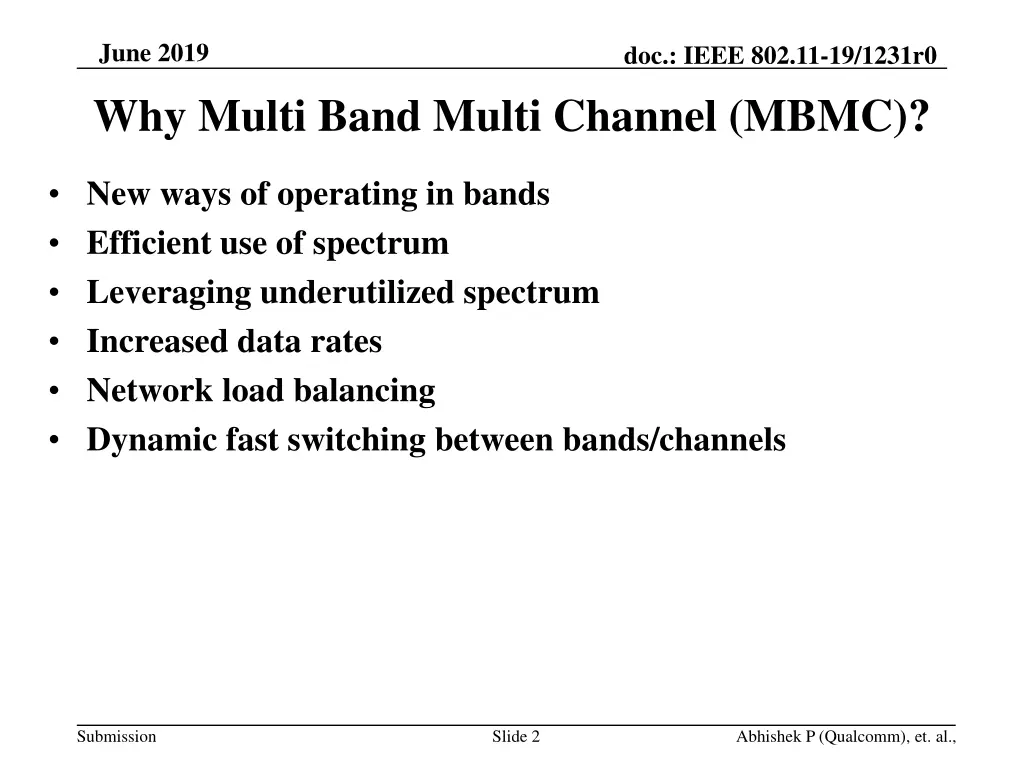 june 2019 why multi band multi channel mbmc