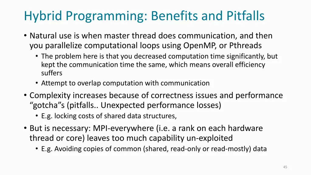 hybrid programming benefits and pitfalls