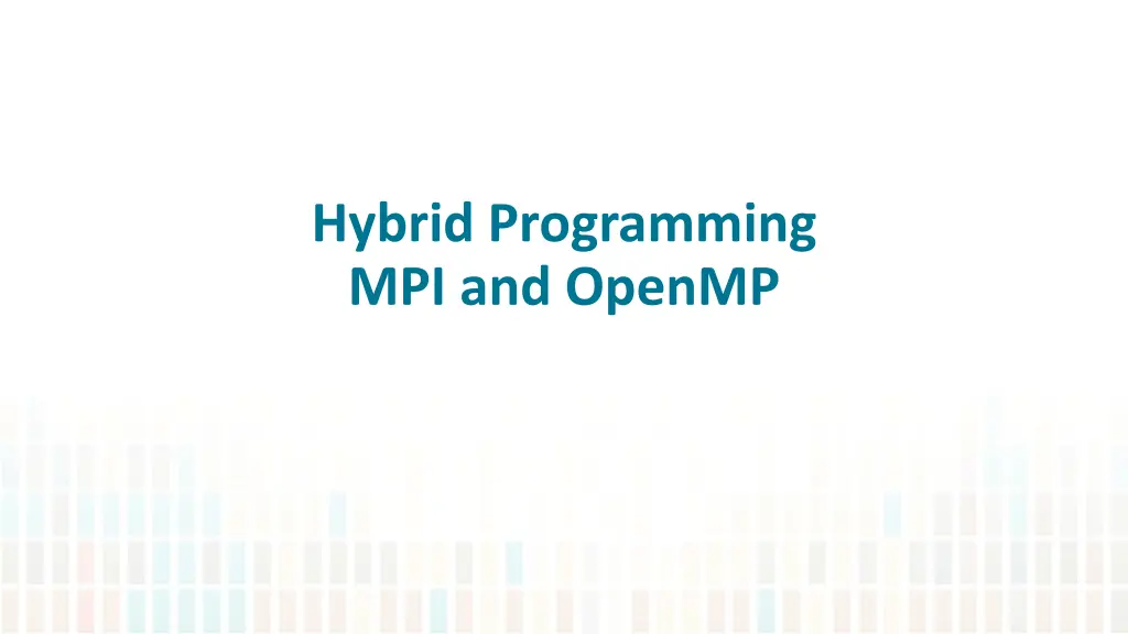 hybrid programming mpi and openmp