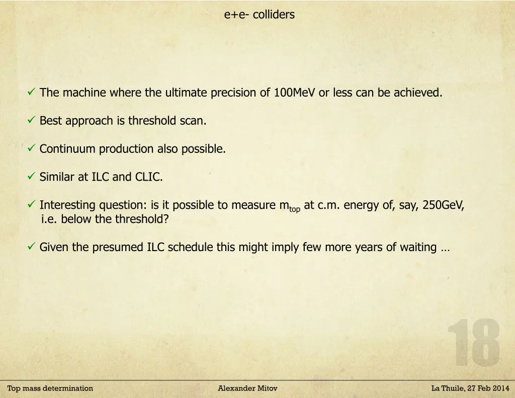 e e colliders