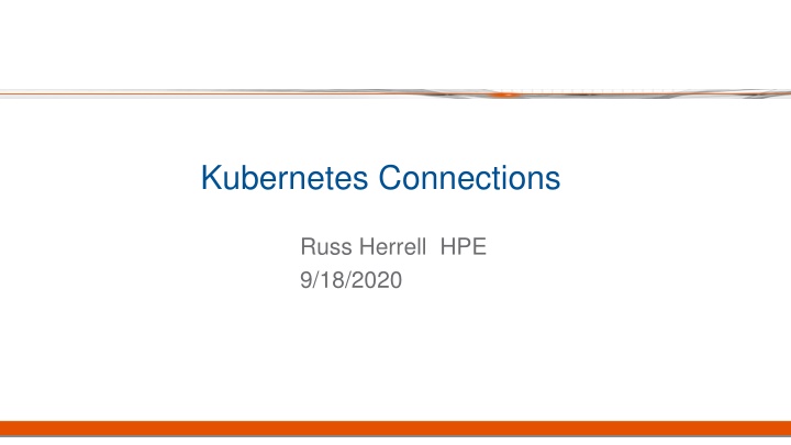 kubernetes connections