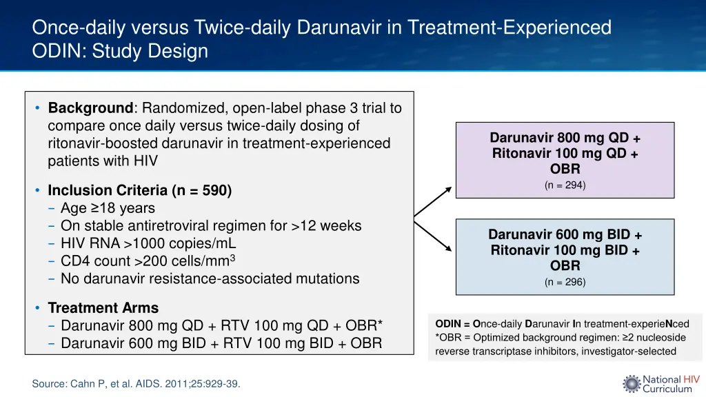 once daily versus twice daily darunavir