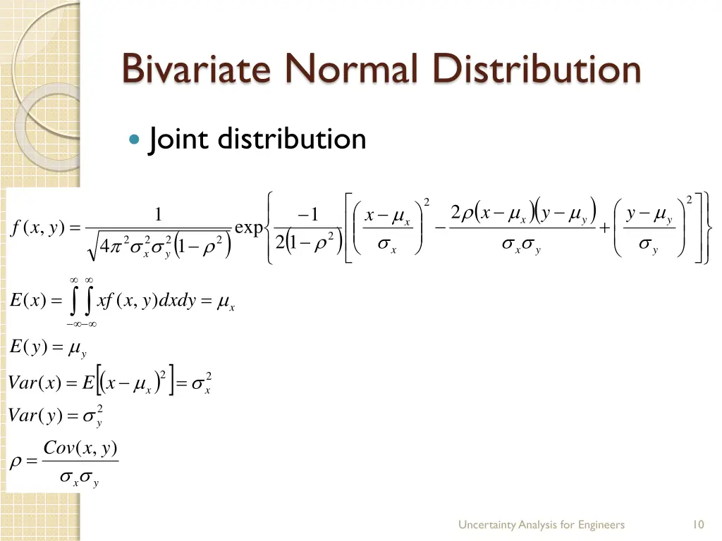 bivariate normal distribution