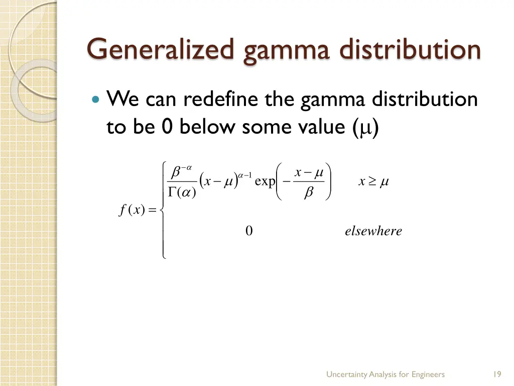 generalized gamma distribution