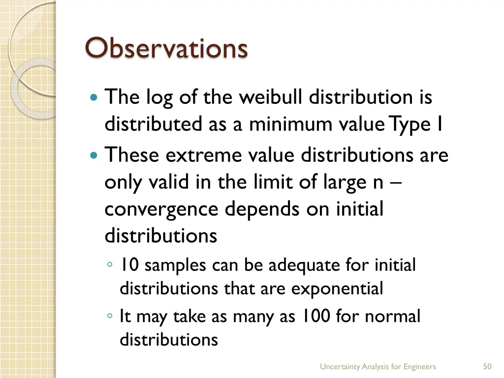 observations