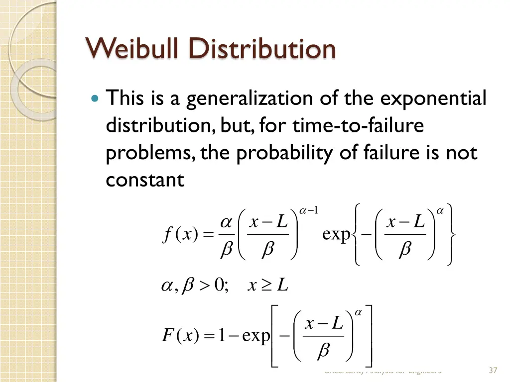 weibull distribution