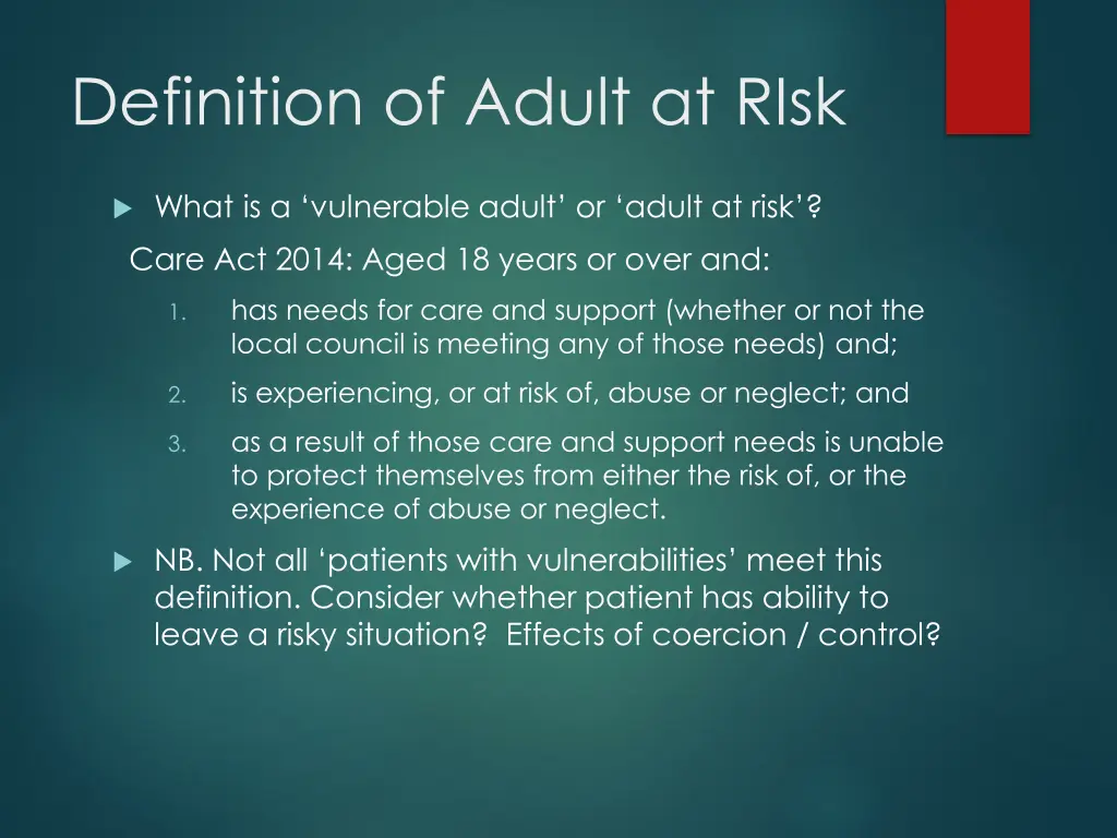 definition of adult at risk