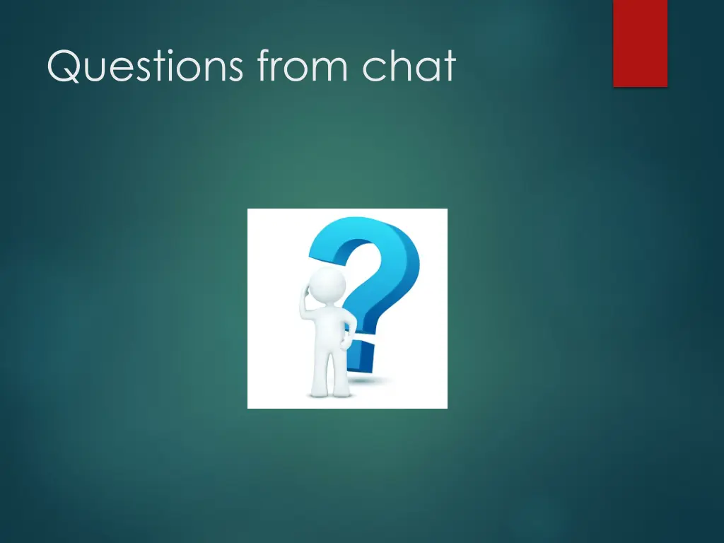 questions from chat