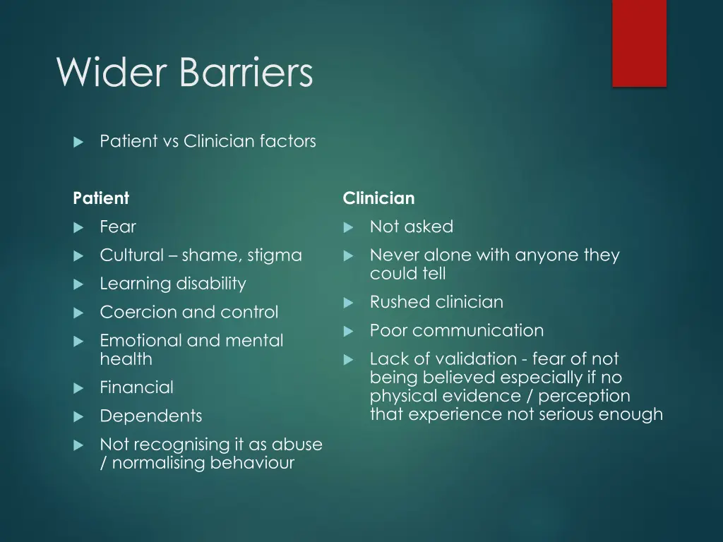 wider barriers