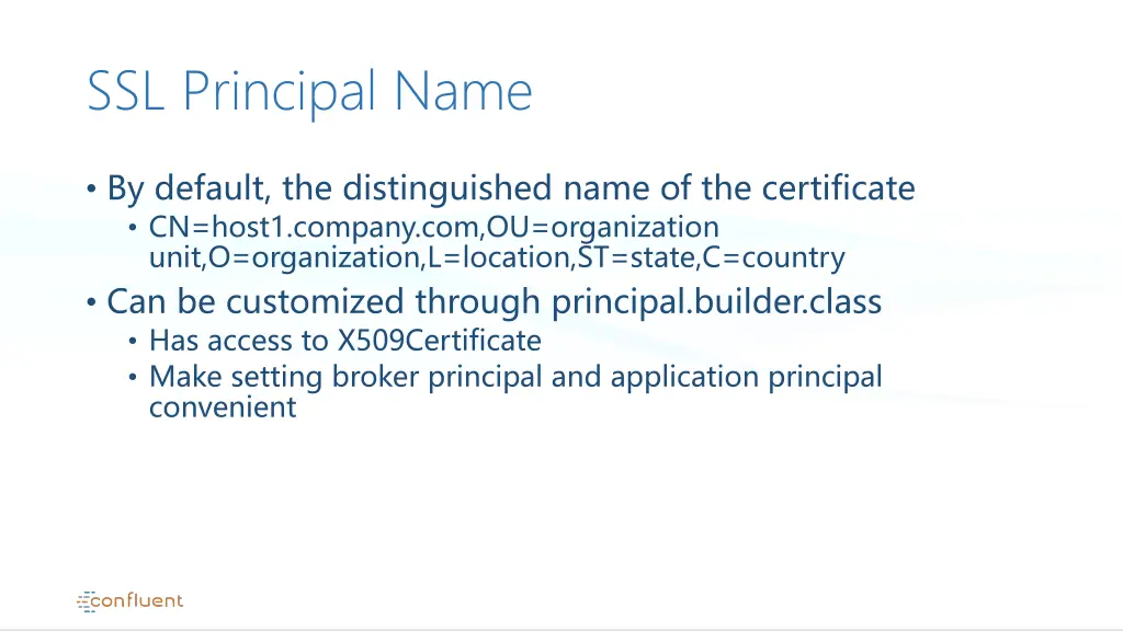 ssl principal name