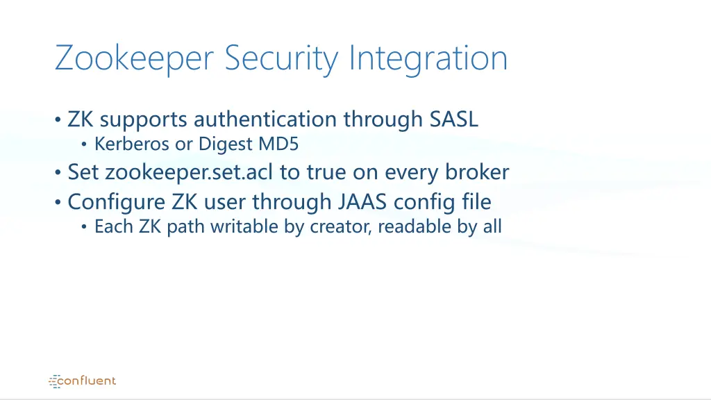 zookeeper security integration